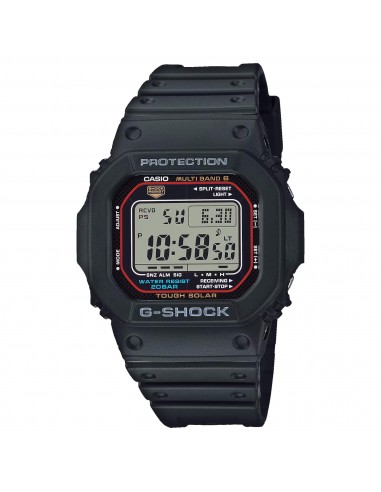 Casio Men's G-Shock Black Resin Multi-Band Atomic Digital Alarm Watch | GWM5610-1 Découvrez la collection