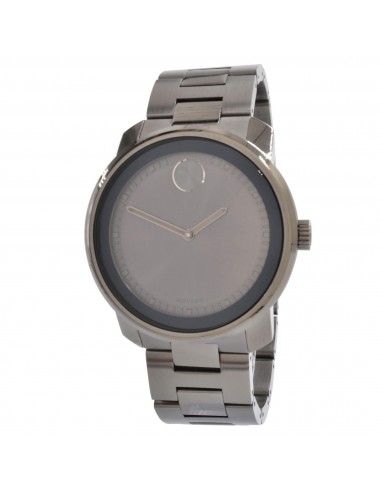 Movado Men's Bracelet Watch - Bold Gunmetal Dial Gunmetal Steel | 3600259 Amélioration de cerveau avec