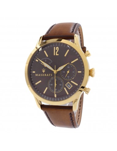 Maserati Men's Chronograph Watch - Tradizione Quartz Brown Dial | R8871625001 ou a consommer sur place