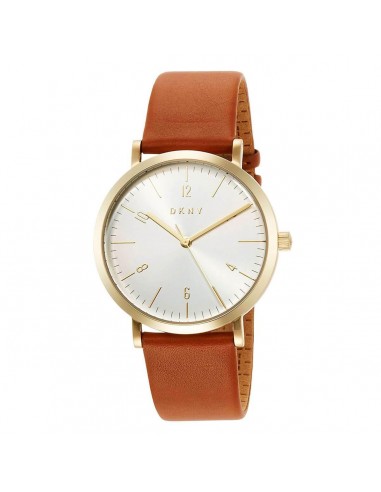 DKNY Women's Strap Watch - Minetta Quartz Silver Dial Brown Leather | NY2613 Voir les baskets