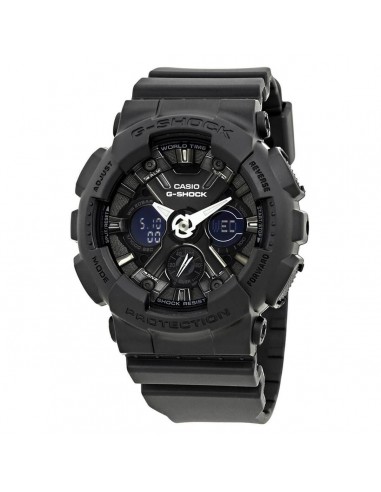 Casio Women's Analog-Digital Watch - G-Shock XL World Time Black Dial | GMAS120MF-1A en stock