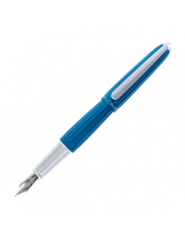 Diplomat Fountain Pen - Medium Nib Aero Blue Aluminum | D40306025 livraison et retour toujours gratuits