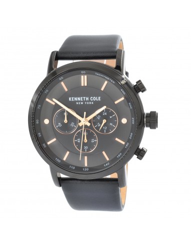 Kenneth Cole Men's Classic Black Leather Band Watch | KC50502004 2 - 3 jours ouvrés.