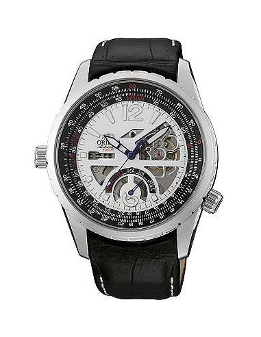 Orient Semi Skeleton Power Reserve Sport Automatic Watch CFT00001W les muscles