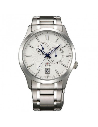 Orient ET0K002W Men's Cosmos Stainless Steel Bracelet White Dial Automatic Watch l'achat 