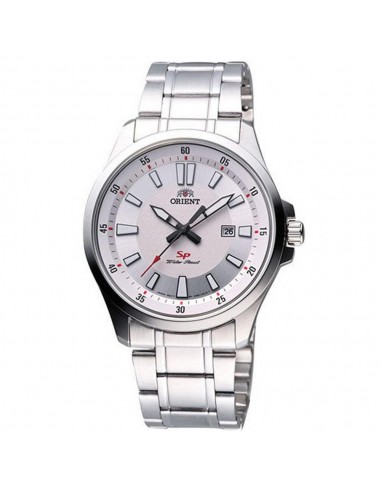 Orient UNE1004W Men's SP Silver Dial Stainless Steel Bracelet Watch les ligaments