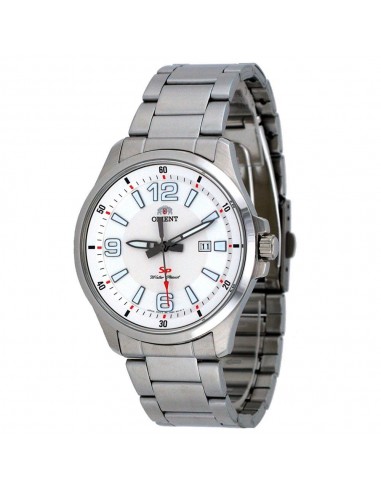 Orient UNE1006W Men's SP White Dial Stainless Steel Bracelet Watch votre