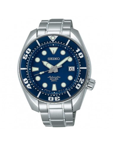 Seiko SBDC003 Men's X Prospex Scuba Blue Dial Steel Bracelet Automatic Dive Watch les ligaments