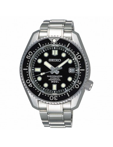 Seiko SBDX001 Men's Prospex Marine Master Black Dial Steel Bracelet Automatic Dive Watch pas chere