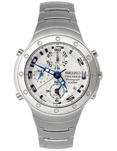 Seiko SDWG45 Men's Premier Chronograph Alarm 100M Watch pour bénéficier 