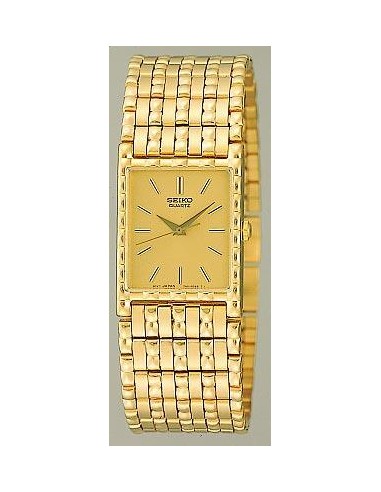 Seiko Men's Gold Plated Quartz Watch SFR312 le concept de la Pate a emporter 