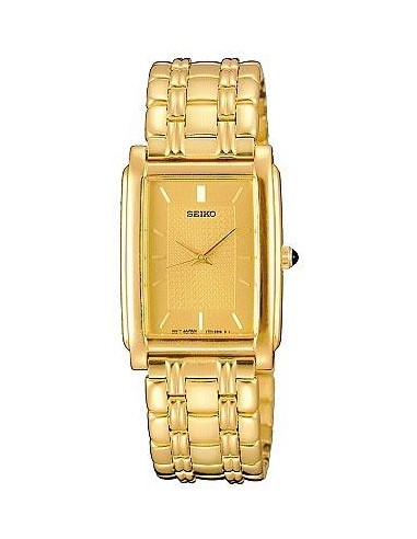 Seiko Men's Gold Plated Quartz Watch SFWL88 meilleur choix