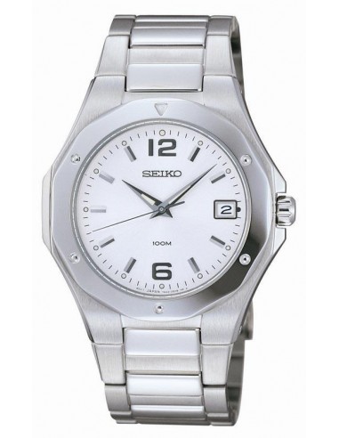 Seiko SGEB83 Men's Stainless Steel Dress Watch Jusqu'à 80% De Réduction