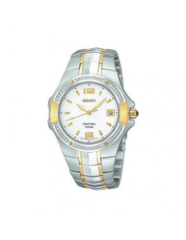 Seiko Men's Diamond Coutura Watch SGED28 Economisez 