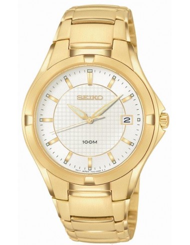 Seiko SGEE02 Men's Gold Plated Dress Watch outlet