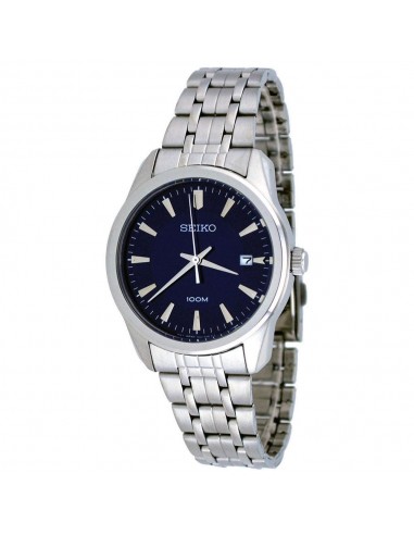 Seiko SGEG03 Men's Casual Stainless Steel Blue Dial Analog Watch français