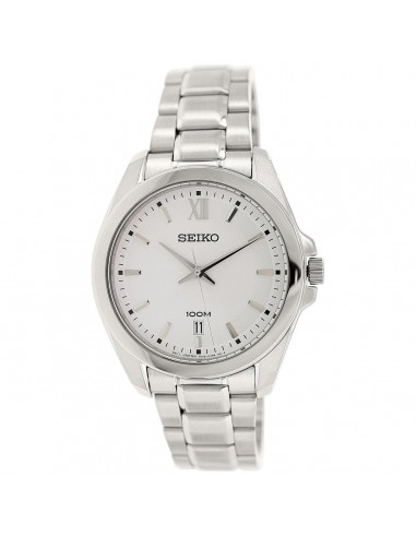 Seiko SGEG59 Men's Silver Tone Dial Stainless Steel Bracelet Watch Dans la société mordern