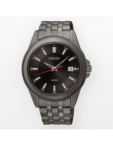 Seiko SGEG89 Men's Black Dial Black IP Steel Bracelet Quartz Watch Comment ça marche