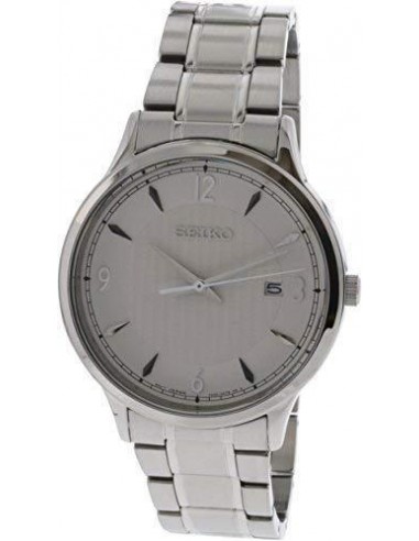 Seiko SGEH79P1 Men's Classic White Dial Steel Bracelet Watch store