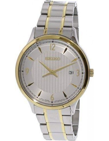 Seiko SGEH82P1 Men's Classic White Dial Two Tone Steel Watch du meilleur 