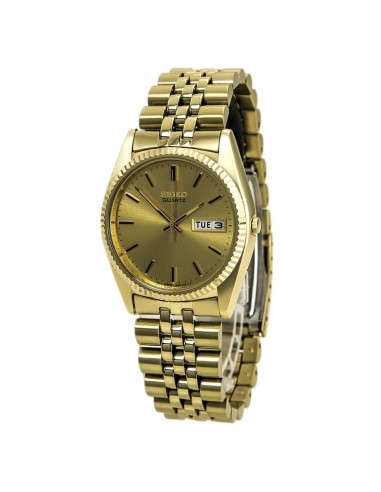 Seiko SGF206 Men's Dress Yellow Gold Plated Stainless Steel Watch france