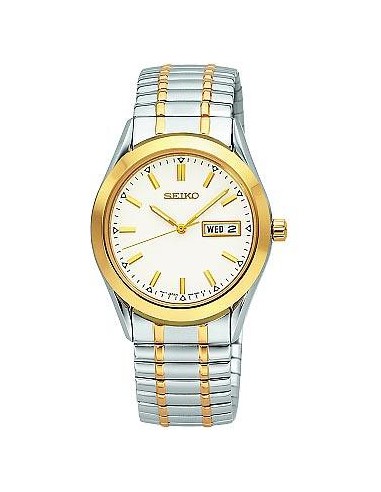 Seiko Men's Day Date Flex Band Watch SGG742 sélection de produits