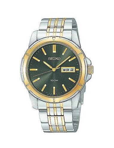 Seiko Men's Day Date Quartz Watch SGG786 en stock