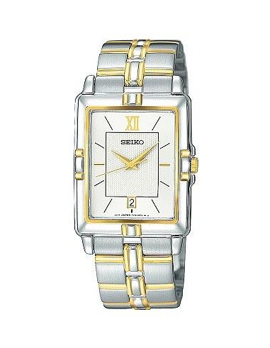 Seiko Men's Two Tone Quartz Bracelet Watch SKK666 prix pour 