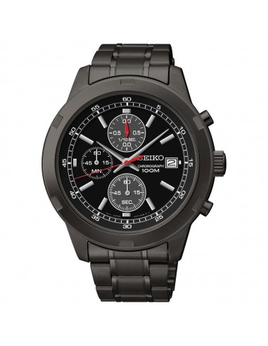 Seiko SKS437 Men's Chronograph Black Ion Plated Stainless Steel Bracelet Watch ouvre sa boutique