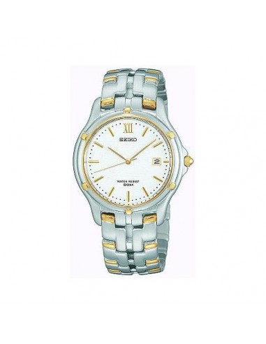 Seiko SLC028 Men's Two Tone Le Grand Sport Watch la colonne vertébrale