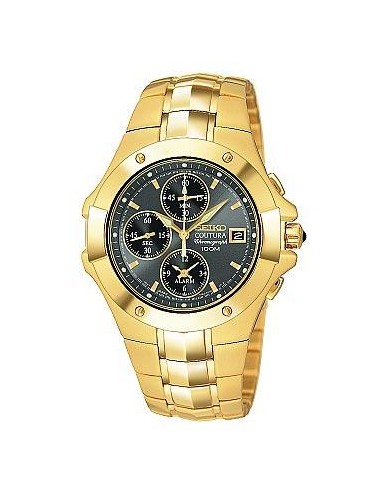 Seiko Men's Coutura Alarm Chronograph SNA694 livraison et retour toujours gratuits