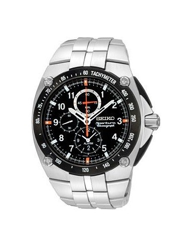 Seiko SNAD23P1 Men's Sportura Alarm Chronograph Watch 50% de réduction en Octobre 2024