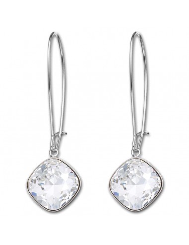 Swarovski Women's Thankful Rhodium-Plated Clear Crystal Pierced Earrings | 1181643 acheter