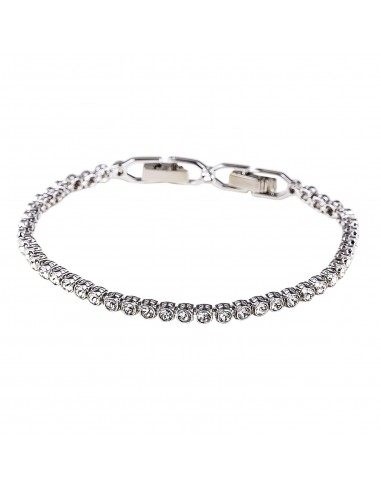 Swarovski Women's Emily Rhodium-Plated Clear Crystal Cupchain Bracelet, 6-7/8" Length | 1808960 Profitez des Offres !