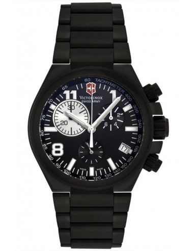 Swiss Army 241255 Men's Swiss Made Black Titanium Chronograph Watch hantent personnes