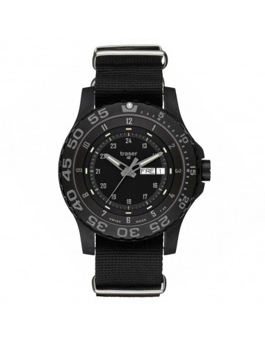 Traser P6600.41F.C3.01 Men's Shadow Tactical Black Resin Nylon Strap Watch pas cheres