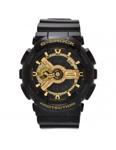 Casio Men's World Time Watch - G-Shock Dive Resin Strap Ana-Digital Dial | GA110GB-1A pas cher chine