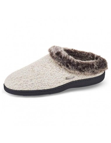 Acorn Women's Slipper - Chinchilla Ragg Clog Charcoal Heather | A17101 brillant des détails fins