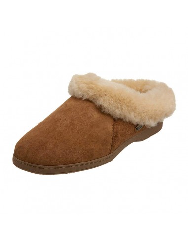 Acorn Women's Slipper - Shearling Ewe Collar Sheepskin Walnut | A10879 chez Cornerstreet bien 