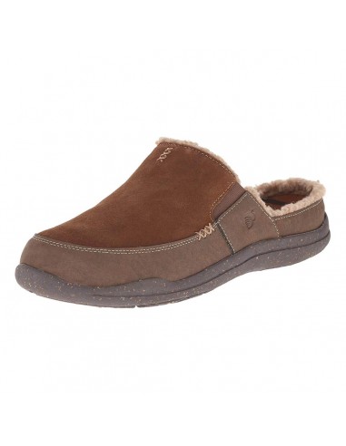 Acorn Men's Slipper - Wearabout Slide with FirmCore Chocolate Suede | A10124 ouvre sa boutique