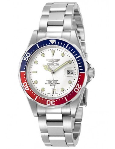 Invicta Men's Stainless Steel Watch - Pro Diver Quartz White Dial | 8933 Comment ça marche