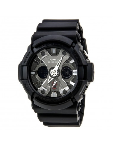 Casio Men's World time Watch - G-Shock Alarm Dive Ana-Digi Black Dial | GA201-1A Comment ça marche