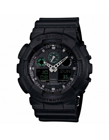 Casio Men's G-Shock Quartz Black Resin Watch | GA100MB-1A de l' environnement