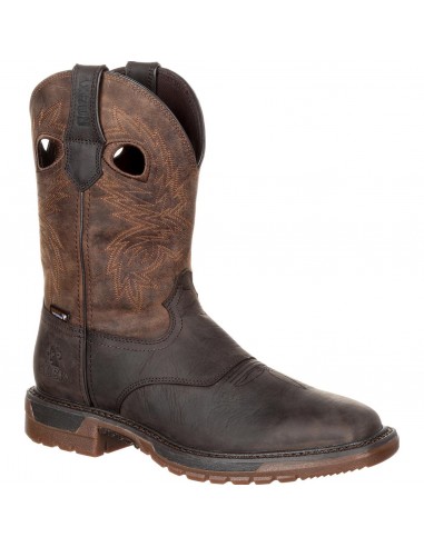 Rocky Men's Boot - Dark Brown Crazy Horse Leather | RKW0234 rembourrage situé sous