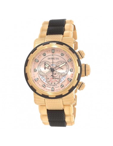 Invicta Men's Chronograph Watch - Reserve Yellow Steel & Black Polyurethane Bracelet prix