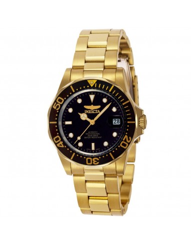 Invicta Men's Automatic Watch - Pro Diver Yellow Steel Bracelet Black Dial | 8929 la livraison gratuite