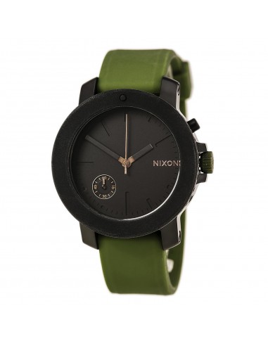 Nixon A3171089 Women's The Raider Green Silicone Strap Black Dial Quartz Crystal Watch 50% de réduction en Octobre 2024