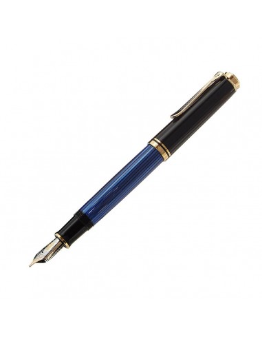 Pelikan Fountain Pen -  Souveran M800, Black/Blue JUSQU'A -70%! 