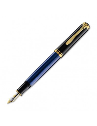 Pelikan Fountain Pen -  Souveran M600, Black/Blue Faites des économies