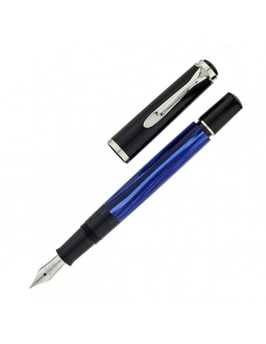 Pelikan Fountain Pen -  Classic M205 Extra Fine Blue Marble | 801959 est présent 